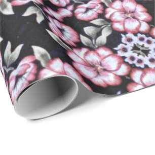 Papel De Presente Floral Tapeçaria