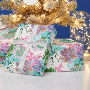 Papel De Presente Floral Trendy Elegant Modern Wrappaper