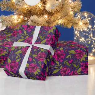 Papel De Presente Floral Trendy Elegant Modern Wrappaper