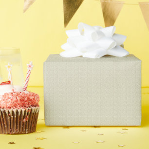 Papel De Presente Floral Utilitário Vintage Khaki e Pêssego dos Anos