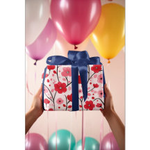 Floral Vermelho Romântico