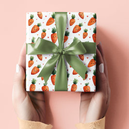 Papel De Presente Floral Vintage Rabbits | Easter Wrapping Paper