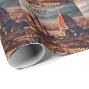 Papel De Presente Florence Duomo Santa Maria del Fiore Itália Viagem