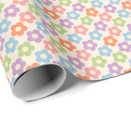 Papel De Presente Flores