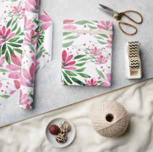 Papel De Presente Flores Bloom Arte Original