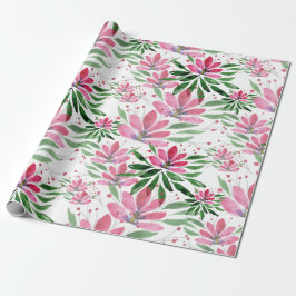 Papel De Presente Flores Bloom Arte Original