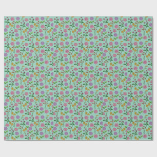 Papel De Presente Flores coloridas
