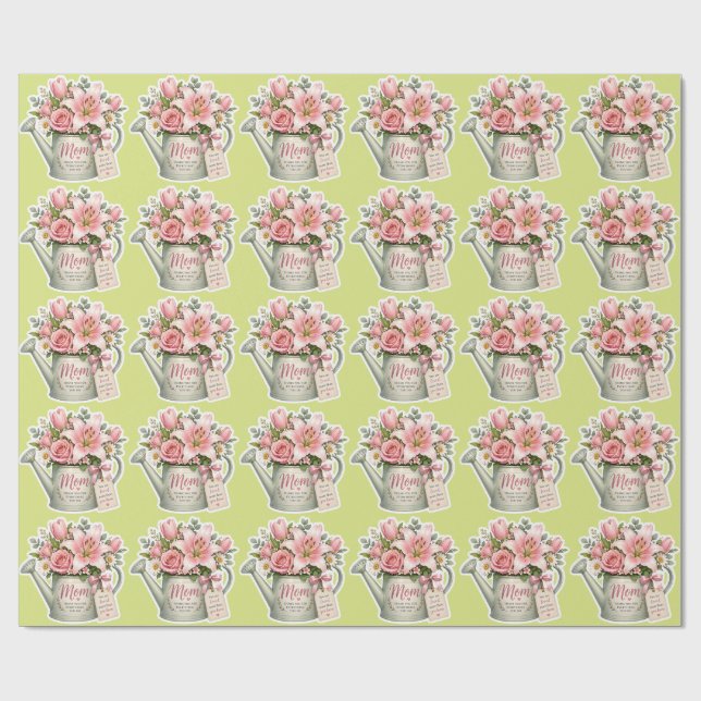 Papel De Presente Flores do Jardim da Mamãe (Aberto)