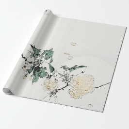 PAPEL DE PRESENTE FLORES JAPONESES