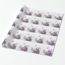 Papel De Presente Flores misturadas com fundo musical antigo