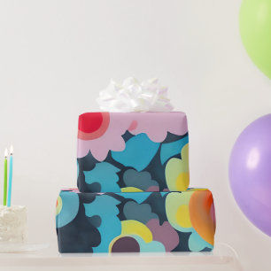 Papel De Presente Flores retrorreflectoras