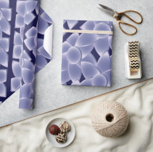 Papel De Presente Flores roxas