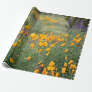 Papel De Presente flores silvestres lindas e perfumadas que crescem 