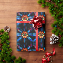 Papel De Presente Florescer Arco-íris