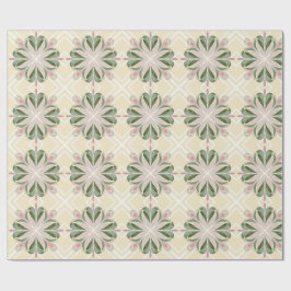 Papel De Presente Florescimento Silenciado
