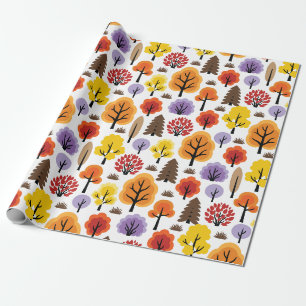 Papel De Presente Floresta