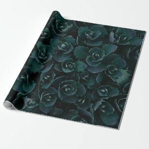 Papel De Presente FLORESTA DA PETAL DE cinza EM LUXO