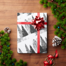 Floresta Moderna de Pinus Preto e Branco