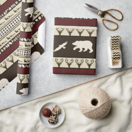 Papel De Presente Florestas do outono