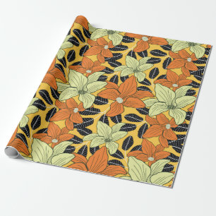Papel De Presente Flórida do estilo moderno, abstrato, decorativa 