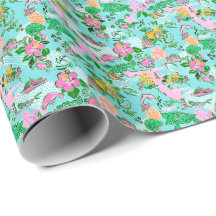 Flórida Map Preppy Palm Beach Pattern Impressão