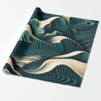 Papel De Presente Flowing Harmony