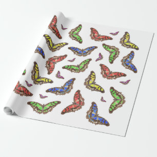 Papel De Presente Flutterbys