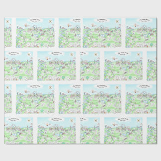 Papel De Presente Fly Out Home Gift Wrap