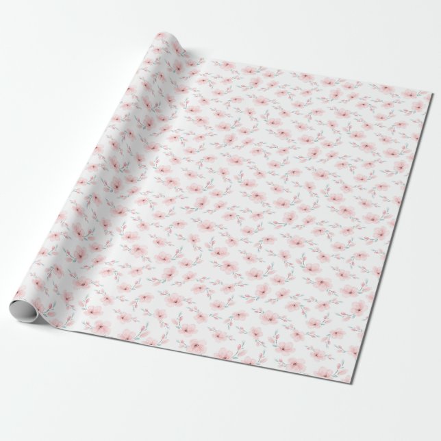 Papel De Presente Fodores Florais São Abraços Para As Suas Brisas (Desenrolado)