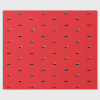 Papel De Presente fofo dachshund de natal