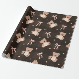 Papel De Presente Fofo retrô 