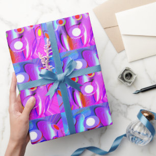 Papel De Presente Fogões de Natal Festivos