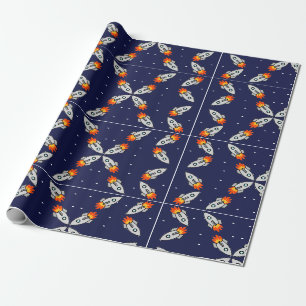 Papel De Presente Foguetes loucos