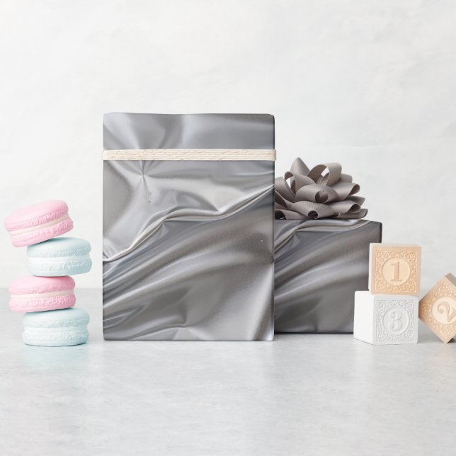 Papel De Presente Foil Crinkle Pattern (Chá de bebê)