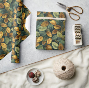 Papel De Presente Folha de cobre amarela laranja verde Folha de outo