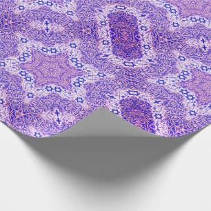 Papel De Presente Folha de Magen David e de salgueiro