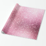 Papel De Presente Folha Dourada de Folha Metálica Rosa Rosa Rosa Ros<br><div class="desc">Cor-de-rosa-claro - Festa de aniversário brilhante de folha metálica Dourada Rosa Confetti.</div>
