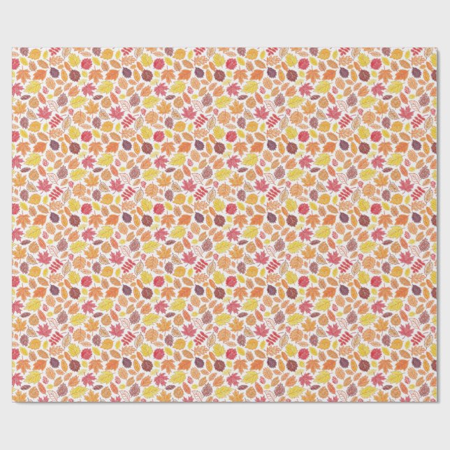 Papel De Presente folhas (Aberto)