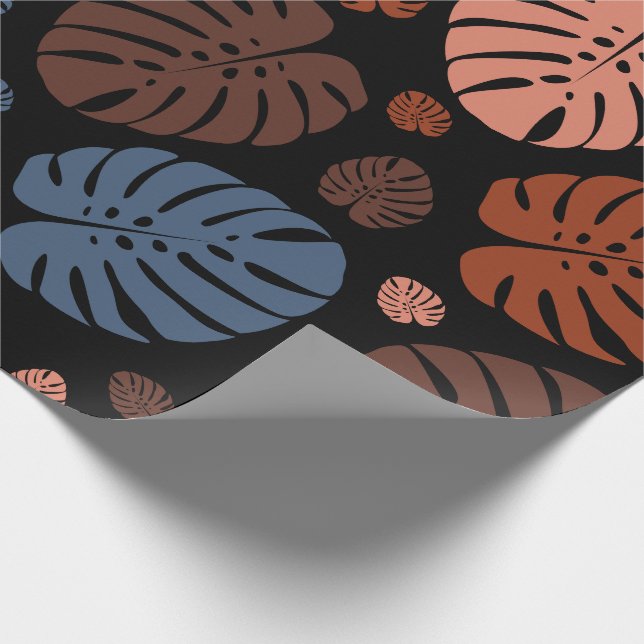 Papel De Presente Folhas Coloridas de Palmeira (Ponta)