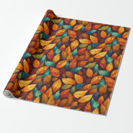 Papel De Presente Folhas da Floresta