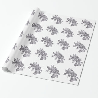 Papel De Presente Folhas da queda com bolotas