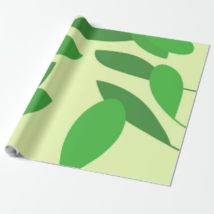 Papel De Presente folhas de abstrato