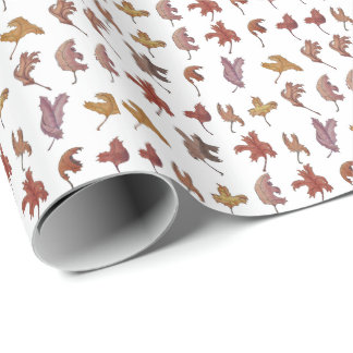 Papel De Presente Folhas de dança