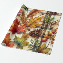 Folhas de outono Festivas de Xadrez