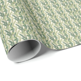 Papel De Presente Folhas de Samambaia