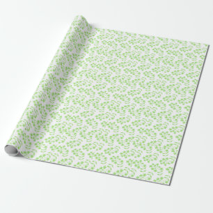 Papel De Presente Folhas Geométricas