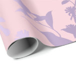 Papel De Presente Folhas Rosa-Ametista-Roxo Flores-do-Homem<br><div class="desc">Papel Contemporâneo de Abstrato de Glam e Chic Pode ser uma bela decoração para muitos eventos como casamento,  aniversário,  aniversário,  graduação,  nova casa,  corporação,  chá de passarinho,  etc florenceK design</div>