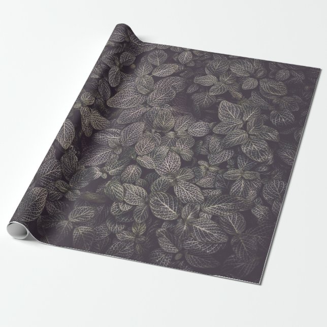 PAPEL DE PRESENTE FOLHAS VERDES (Desenrolado)
