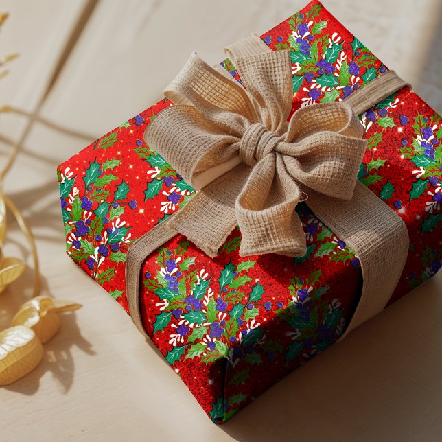 Papel De Presente Folhas verdes, folhosas, folhetos legais (Criador carregado)