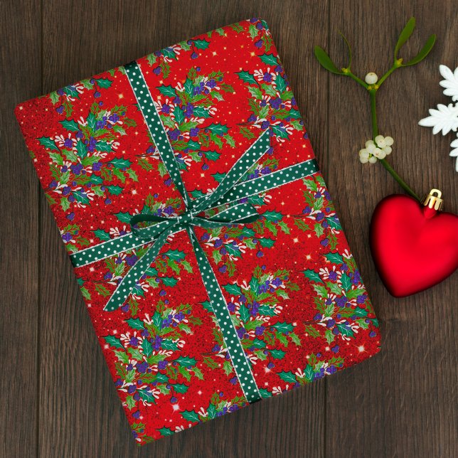 Papel De Presente Folhas verdes, folhosas, folhetos legais (Criador carregado)